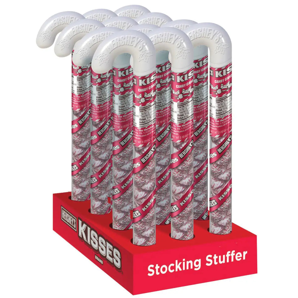 Hershey Candy Cane Kisses Filled Holiday Cane- Peppermint (USA)