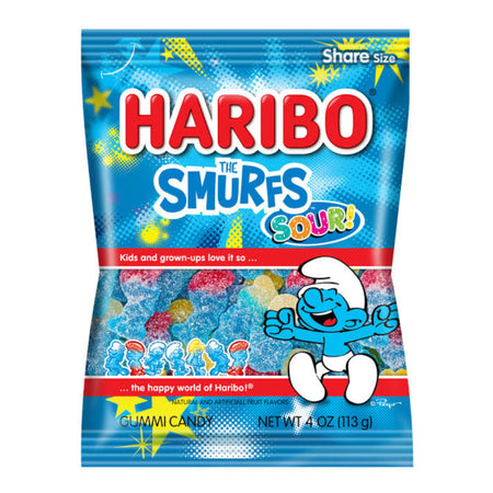 Haribo Sour Smurfs 113g (UK)