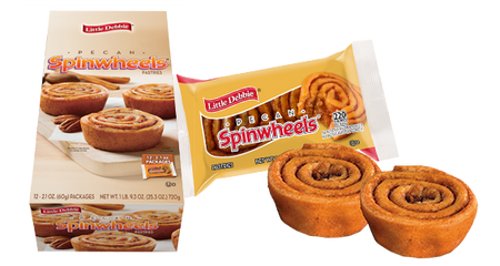 Little Debbie Pecan Spinwheels 60g (USA) BBDATE: 09/25