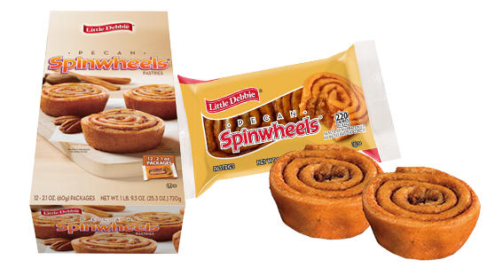 Little Debbie Pecan Spinwheels 60g (USA) BBDATE: 09/25
