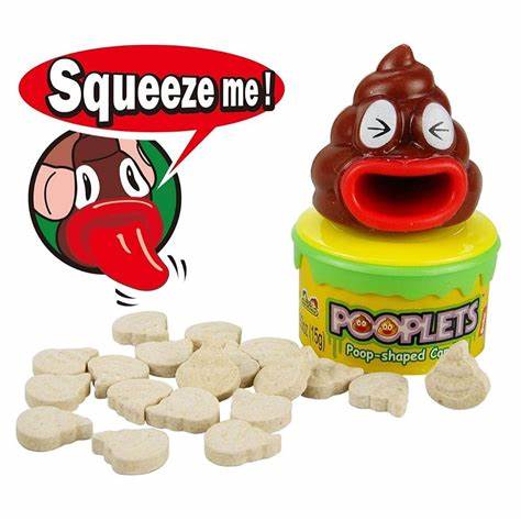 Pooplets - Poop Shaped Candy (Squeeze Me!)