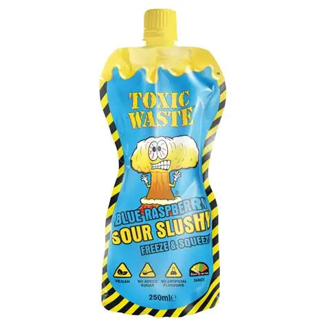 Toxic Waste Blue Raspberry Sour Slushy 250ml (UK)