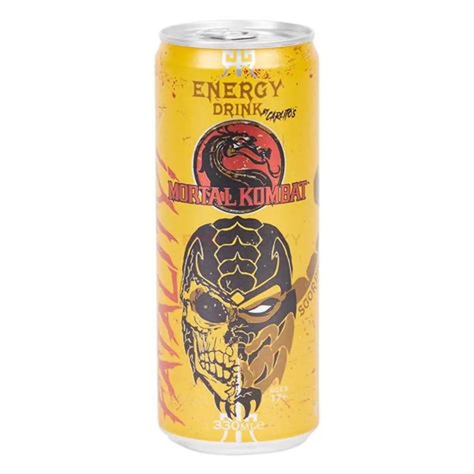 Mortal Kombat Scorpion Energy Drink 330ml (USA) BBDATE: 08.25