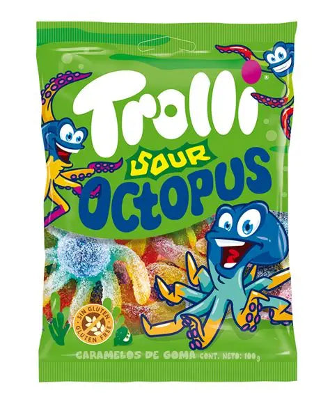 Trolli Sour Octopus 100g (Spain)