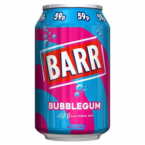 Barr Bubblegum 330ml (UK)