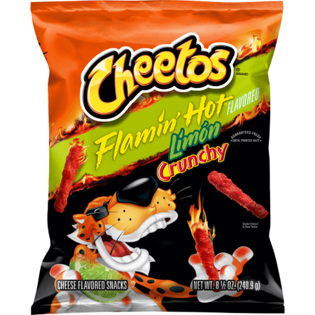 Cheetos Flamin' Hot Limon Crunch 226g (USA)