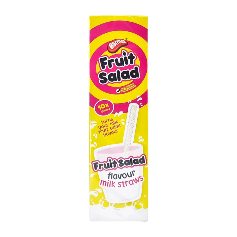 Barratt Milk Straws- Fruit Salad (EU) BBDATE: 170725