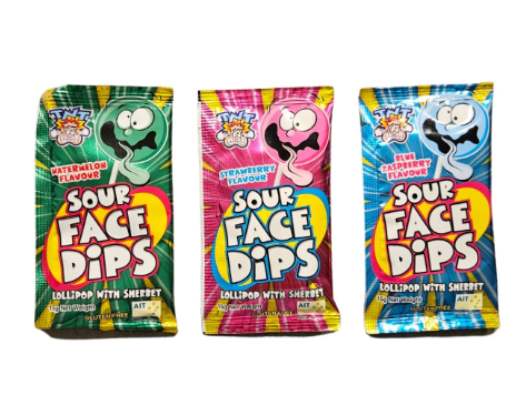 TNT Sour Face Pops (Random Flavour) GLUTEN FREE