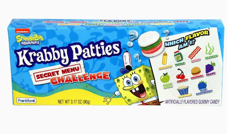Spongebob Krabby Patties Secret Menu Challenge 88g (USA)