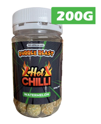 Bubble Blast Hot Chilli Jar 200g Watermelon