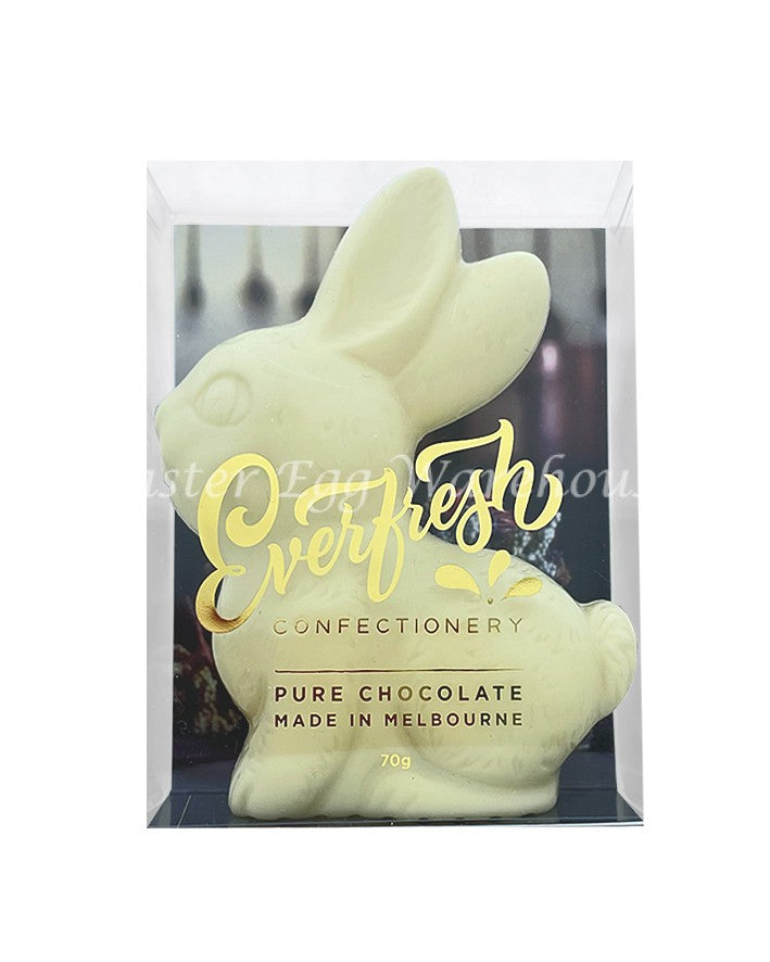 Everfresh White Sitting Bunny 70g