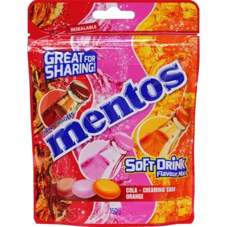 Mentos Soft Drink Flavour Mix 150g (IUSA)