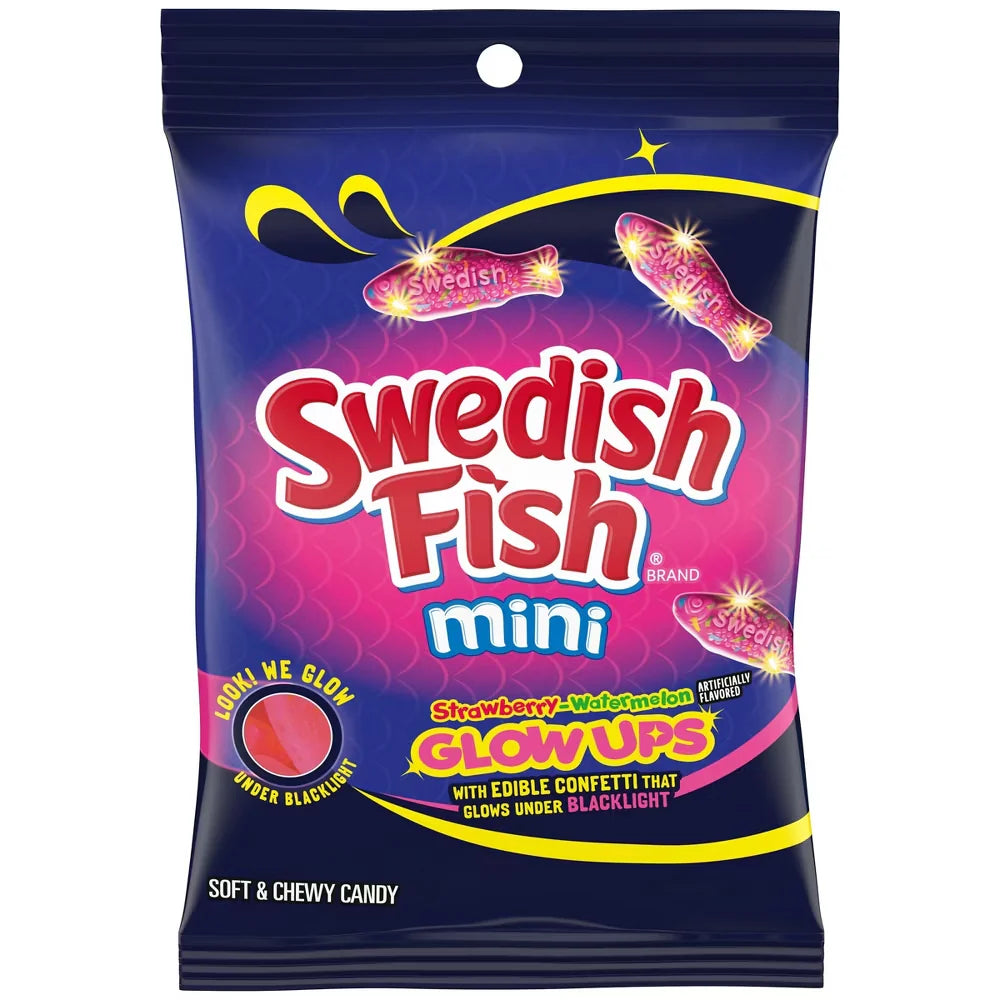 Swedish Fish Mini Glow Ups 87g (USA)