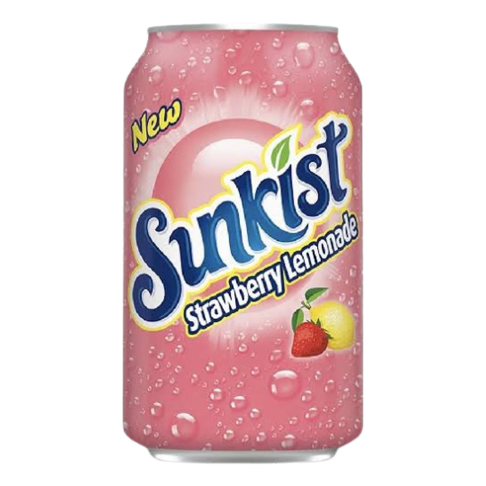 Sunkist Strawberry Lemonade 355ml (USA)