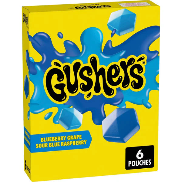 Gushers Blueberry Grape and Sour Blue Raspberry 136g (USA)