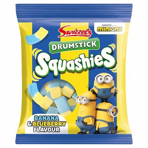 Swizzels Squashies Banana and Blueberry 110g (UK)