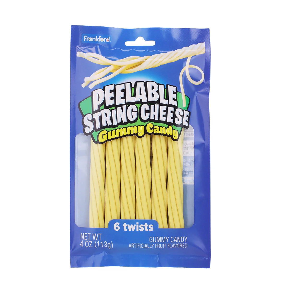 Peelable String Cheese Gummy Candy 113g (USA)