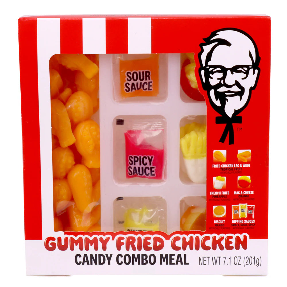KFC Gummy Candy Fried Chicken Combo Meal 201g (USA)