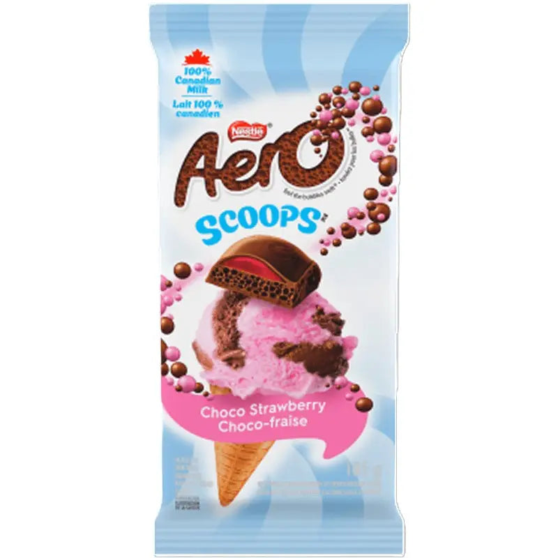 Nestle Aero Scoops Choc Strawberry 105g- Limited Import (CA) PRE-ORDER