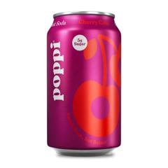 Poppi Cherry Cola Prebiotic Soda 355ml (USA)