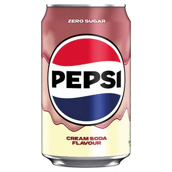 Pepsi Cream Soda ZERO SUGAR 330ml (UK)