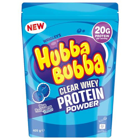 Hubba Bubba Blue Raspberry Clear Whey Protein Powder 405g (UK) (PRE-SALE)