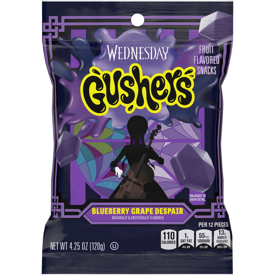 Gushers Wednesday Blueberry Grape Despair- LIMITED EDITION 120g (USA)