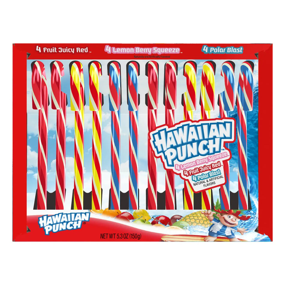 Hawaiian Punch Candy Cane Cradle 150g- 12 Pcs (USA) PRE-ORDER