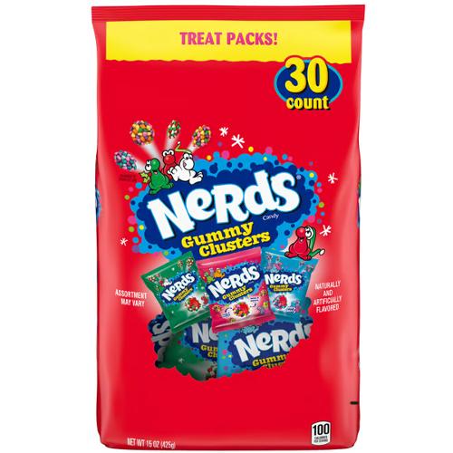 Nerds Gummy Clusters Treat Packs Christmas 30's 425g (USA) (PRE-SALE)