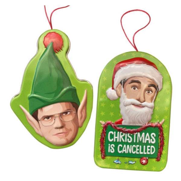 The Office Michael and Dwight Holiday Candy Ornaments 15g (USA) PRE-ORDER