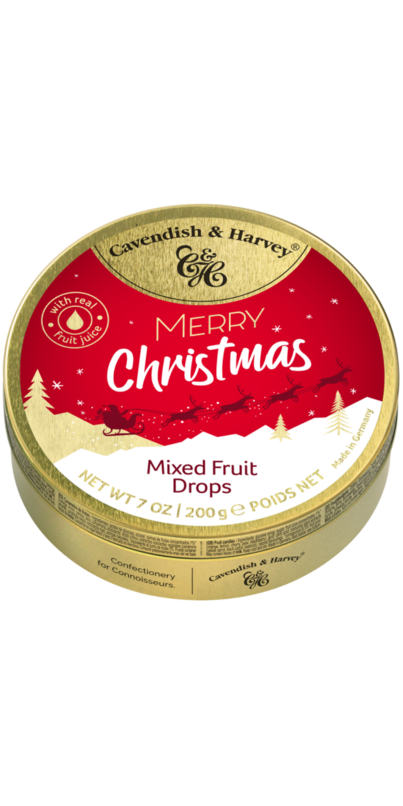 Cavendish & Harvey Mixed Fruit Christmas Tins 200g (EU)