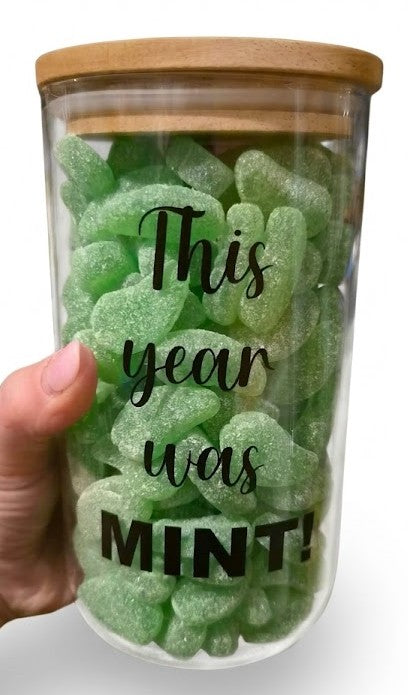 This year was Mint- GIFT JAR