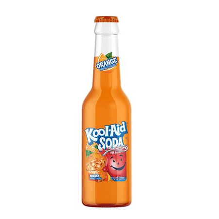 Kool Aid Glass Soda Bottle 355ml (USA) Orange
