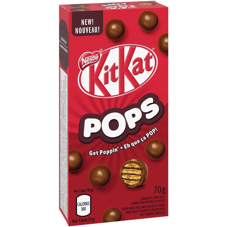 Nestlé Kitkat Pops Milk Chocolaty Snacks Carton - 70g (USA)