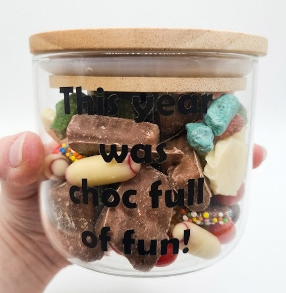 This year was choc full of fun! - GIFT JAR