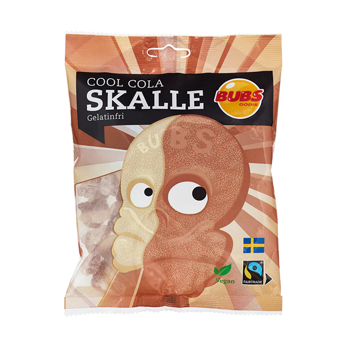 Bubs Cool Cola Skalle 90g (UK)