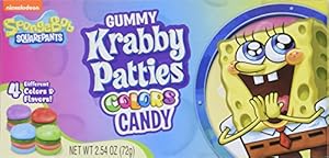 Krabby Patties Colors Gummy Candy 72g