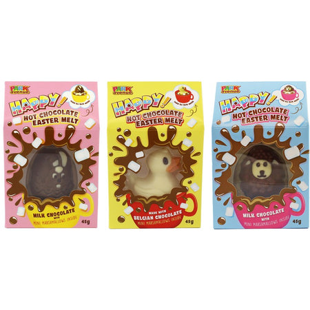 Hot Chocolate Easter Melts - Bunny, Duck & Sheep 45g