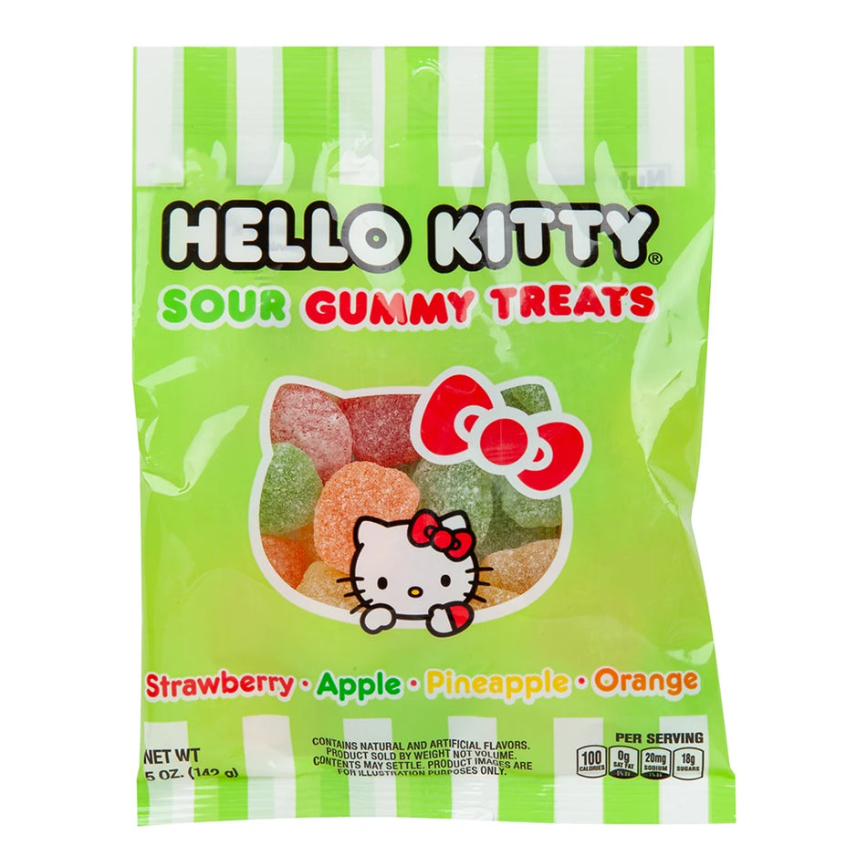 Hello Kitty Sour Gummy Treats 142g (USA)