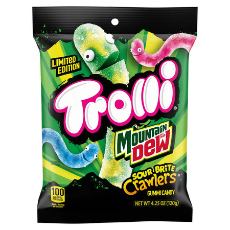 Trolli Mountain Dew Sour Brite Crawlers 120g (SP)