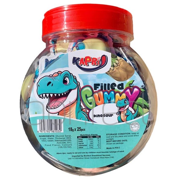 Kapri Fill Gummy - Dinosaur