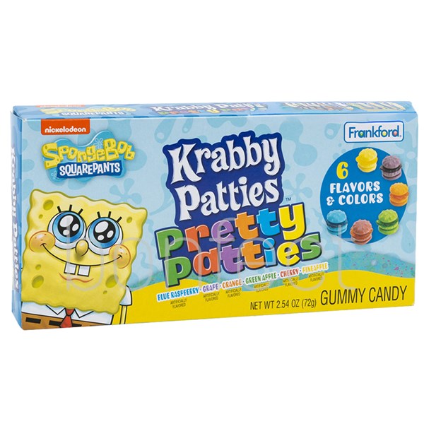 Spongebob Squarepants Krabby Patties Pretty Patties Movie Theater Box 72g (USA)
