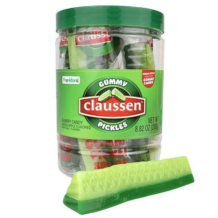 Claussen Gummy Pickle Spears 200g Jar (USA)