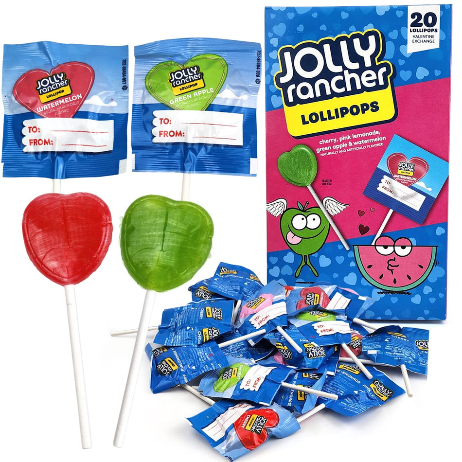 Jolly Rancher Assorted Flavour Lollipops Valentine Special 20 Pack (USA) (PRE-SALE)