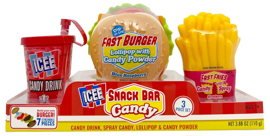 ICEE Snack Bar Candy 3pc Set 110g (USA)