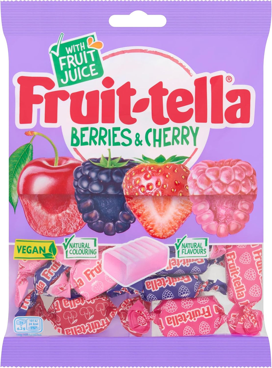 Fruit- Tella Berries & Cherry 135g (UK)