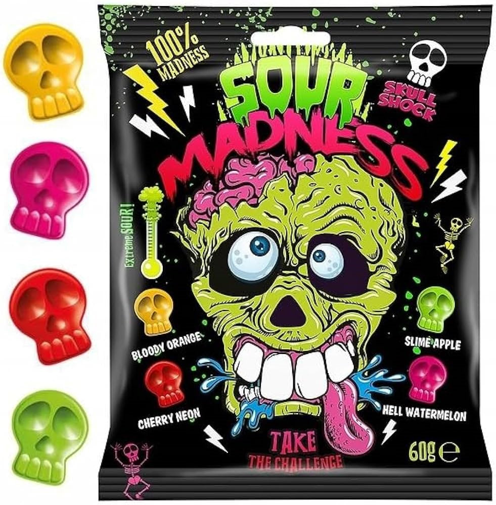 Sour Madness Fruit 60g (USA)