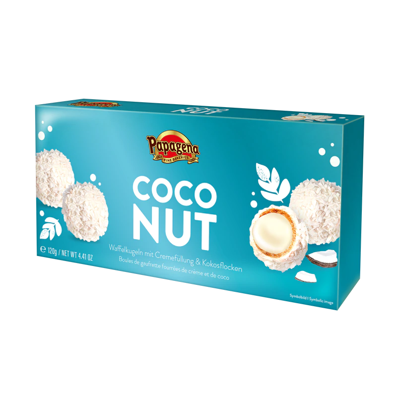 Papagena Waferballs with Coconut 120g (EU)