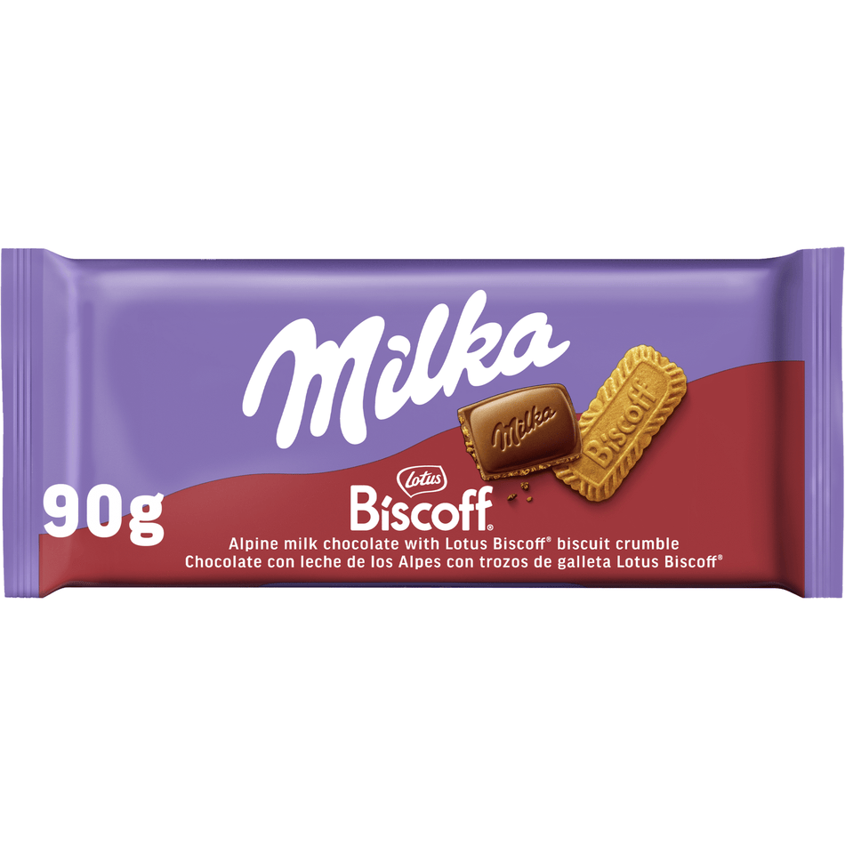 Milka x Lotus Biscoff Block 90g (EU)