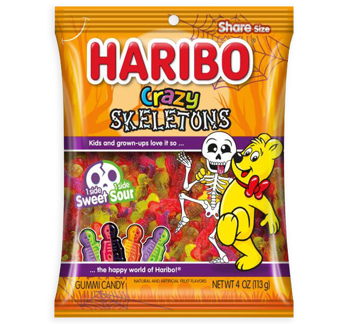 Haribo Crazy Skeletons 113g (UK)